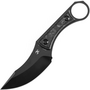 KANSEPT Niko Black TiCn Coated D2 Fixed Blade G004A1