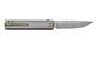 Fox Knives FOX CHNOPS VOUWMES DAMASTEEL DS93X, TITANIUM GESTRAALDE HANDGREEP EN SPACER BRONS KLEUR
