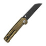 QSP Knife Penguin 154CM, Titanium Frag, bronze, stonewashed QS130-BFRG