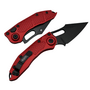 Microtech STITCH S/E BLACK STANDARD RED 169-1RD