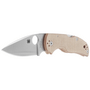 Spyderco Native 5 Braun Canvas Micarta CPM CRU-WEAR C41MPCW5