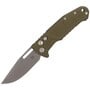 Fox Knives  SMARTY AUTO TACTICAL,N690 STONEWASHED BLD,ALLUMINUM OD GREEN FX-503 ALOD