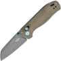 Oknife Rubato 2 (OD Green Micarta Handle) 154CM, Micarta, OD Green