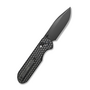 GEO Knife Ethereal Cutter Black DLC M390 Blade Black DLC Ti