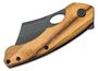 Bestech SKIRMISH 154CM, Black stonewash, Olivewood BL06C