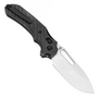 Cuțite Kansept Quasar Stonewashed CPM 20CV Blackwash Titanium, Twill Carbon Fiber