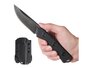 ANV Knives P200 - N690, CERAKOTE BLACK, PLAIN EDGE, KYDEX SHEATH
