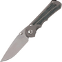 Chris Reeve Small Inkosi Inlay Micarta Canvas Black Drop Point Sin-1012