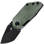 Kansept RIO Black Stonewashed M390, Green Micarta K3044A2