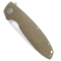 Petrified Fish PFB01 Terra Stonewashed D2 Khaki Micarta PFB01KAW