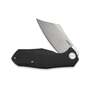 KUBEY Echo Nest Liner Lock Flipper Knife Black G10 Handle KU329A