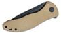 CIVIVI Synergy3 Tan G10/Black Stonewashed Nitro-V C20075D-2