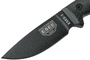 ESEE KNIVES MODEL 3 Black Black Black Black G10 Survival Knife 3 PMB-001 Black Sheath + Belt Clip 3 