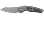 FOX knives ANARCNIDE JUPITER FOLDING KNIFE STAINLESS STEEL M390 SANDBLASTED BLD,TITANIUM+INSERTE CF 