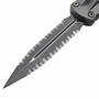 Microtech DIRAC DELTA APOCALYPTIC DOUBLE FULL SERRATE NATURAL CLEAR 227-D12APNC