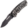 Schrade Dual Action 40% Ser Assist/Manual Folder, Oțel AUS-8. Liner Lock, Actuator deget, Thumb Stud