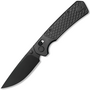 GEO Knife Blaze Black DLC M390 Blade Black DLC Ti