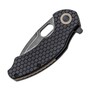 Kizer Degnan Mini Roach Liner Lock Knife Black G-10 - V3477C2