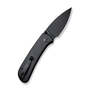 CIVIVI Qubit Black Aluminum Handle Black Stonewashed 14C28N Blade C22030E-1