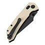 Tenable Knives Fenrir Black Stonewashed Nitro V, Ivory White G10 T1034V11