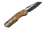 Microtech MSI S/E BLACK STANDARD FLUTED ALUMINUM TAN 210-1FLTA