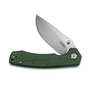 KUBEY Calyce Liner Lock Flipper Folding Knife Green Micarta Handle KU901C