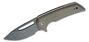 CIVIVI Odium Donkergroen Micarta/Zwart Stonewashed D2 C2010G