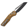 Microtech MSI S/E BLACK STANDARD ALUMINUM FRAG TAN 210-1FRTA