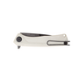 ANV KNIVES Z100 BB DLC Black / Plain edge, G10 White / Liner Lock ANVZ100-068