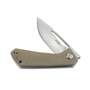 KUBEY Thalia Front Flipper EDC Pocket Folding Knife Tan G10 Handle KU331F