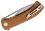 CIVIVI Riffle Stonewashed Bruine Micarta C2024A
