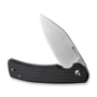 Sencut Omniform Black Canvas Micarta Handle Satin Finished 9Cr18MoV BladeLiner Lock S23064-2