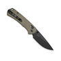 Kizer T1 CD Nitro-V,Black Stonewash,Norplex UltreX™ Micarta