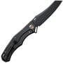 WE Black Titanium Handle With Diamond Pattern On Presentation Handle Black Stonewashed CPM 20CV Blad