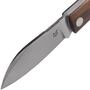 FOX knives FOX LIVRI FOLDING KNIFE,STAINLESS STEEL M390,ZIRICOTE WOOD HDL FX-273 ZW