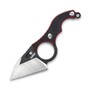 KUBEY Hippocam EDC nůž s pevnou čepelí Černá rukojeť G10 KU166A