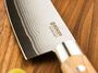 Böker Manufaktur 130437DAM Damast Olive Santoku 17,2 cm