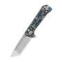 QSP Knife Grebe T S35VN White Blue CF QS148-H1