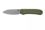 WE Big Banter Green Canvas Micarta Handle Gray Stonewashed CPM 20CV Blade WE21045-2