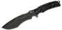 FOX FX-9CM06 Parus Fixed Blade Knife, N690 Recurve Blade, Black Forprene Handle, Nylon Sheath
