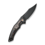 We Knife Orpheus Black Titanium Integral Handle With Copper Foil Carbon Fiber Inlay WE23009-3