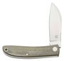 Fox Knives FX-273 Livri Slipjoint Folding Knife M3,90 Blade Micarta Leather Pouch