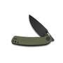 KUBEY Momentum Sherif Manganas Design Liner Lock Folding Knife Green G10 Handle KU344G