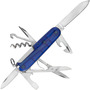 Victorinox 1.3703.T2 Climber Blue Translucent Taschenmesser transparentes Blau
