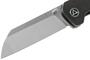 QSP Knife Penguin, Satin 154CM Blade, Black Titanium Handle QS130-M