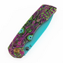 Tenable Kryo Light Blue Coated 14C28N Jade G10 with Purple Undead Print T1001V9