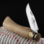OLD BEAR® L - STAINLESS STEEL, OLIVE HANDLE, SERRATED BLADE 9337/21_LU