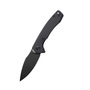 Kubey Calyce Liner Lock Flipper Folding Knife Black G10 Handle KU901L