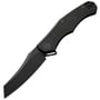 WE Black Titanium Handle With Diamond Pattern On Presentation Handle Black Stonewashed CPM 20CV Blad