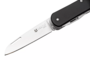 Fox-Knives FOX VULPIS FOLDING KNIFE STAINLESS STEEL N690co POLISH BLADE,ALLUMINIUM BLACK HANDLE FX-V